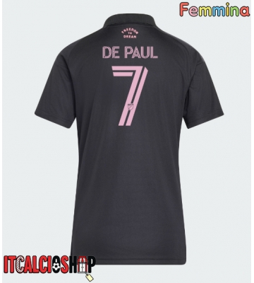 Inter Miami Rodrigo De Paul #7 Seconda Maglia Femmina 2026-27 Manica Corta